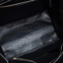 Pre Owned Celine Tri Color Python, Suede and Leather Mini Luggage Tote