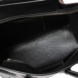 Pre Owned  حقيبة يد توتس سيلين مايكرو لاغيدج جلد ثلاثية اللون