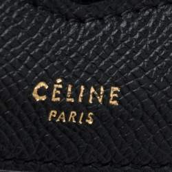 Pre Owned Celine Black Leather Medium Trotteur Shoulder Bag