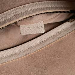 Pre Owned Celine Cream Leather Medium Phantom Luggage Tote