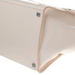 Pre Owned Celine Cream Leather Medium Phantom Luggage Tote