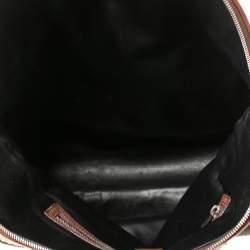 Pre Owned Celine Multicolor Python And Leather Dome Satchel