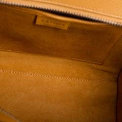 Pre Owned Celine Yellow Leather Nano Luggage Tote