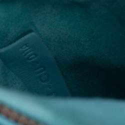 Pre Owned Celine Blue Leather Medium Phantom Luggage Tote