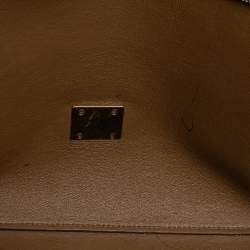 Pre Owned Celine Tricolor Leather and Suede Medium Trapeze Top Handle Bag