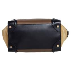 Pre Owned حقيبة يد توتس سيلين ميني لاغيدج سويدي وجلد ثلاثية اللون