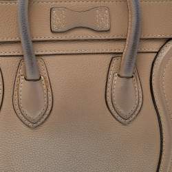 Pre Owned حقيبة يد توتس سيلين نانو لاغيدج جلد بيج