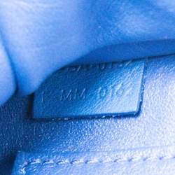 Pre Owned حقيبة يد لاغدج سيلين نانو لاغيدج جلد أزرق