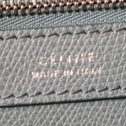 Pre Owned Celine Light Blue Leather Phantom Cabas Tote