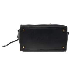 Pre Owned Celine Black Leather Medium Ring Tote