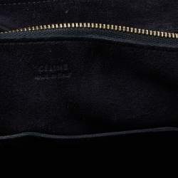 Pre Owned Celine Black Leather Medium Ring Tote