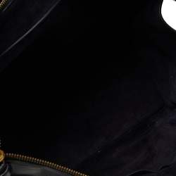 Pre Owned Celine Black Leather Medium Ring Tote