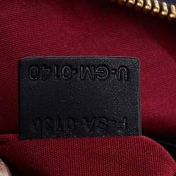 Pre Owned Céline Grey Macadam Canvas and Leather Boston Bag         