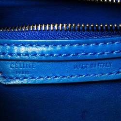 Pre Owned حقيبة يد توتس سيلين ميكرو لاغيدج جلد أزرق 