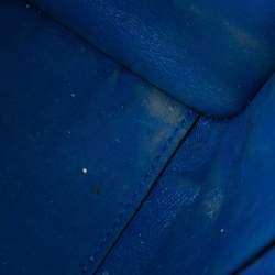 Pre Owned حقيبة يد توتس سيلين ميكرو لاغيدج جلد أزرق 