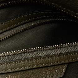 مملوكة مسبقًا حقيبة سيلين ميني لاغيدج جلد أخضر زيتوني