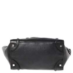 Pre Owned حقيبة يد سيلين لاغيدج ميني جلد أسود