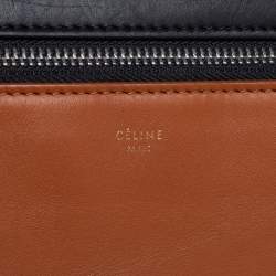 Pre Owned Celine Multicolor Leather Medium Edge Top Handle Bag
