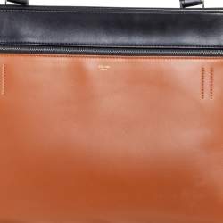 Pre Owned Celine Multicolor Leather Medium Edge Top Handle Bag