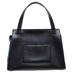 Pre Owned Celine Multicolor Leather Medium Edge Top Handle Bag