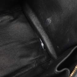 Pre Owned Celine Tri Color Leather and Nubuck Mini Luggage Tote