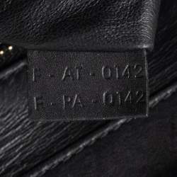 Pre Owned Celine Tri Color Leather and Nubuck Mini Luggage Tote