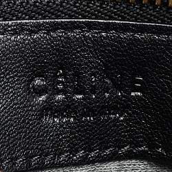 Pre Owned Celine Black Leather Trio Shoulder Bag