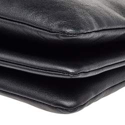 Pre Owned Celine Black Leather Trio Shoulder Bag