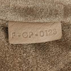 Pre Owned  Celine Beige Leather Medium Phantom Luggage Tote