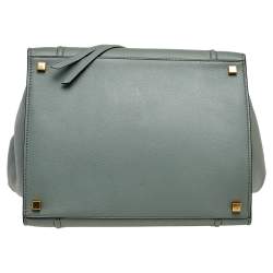 Pre Owned  Celine Grey Leather Medium Phantom Luggage Tote