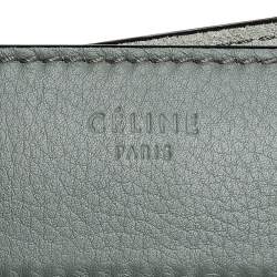 Pre Owned  Celine Grey Leather Medium Phantom Luggage Tote