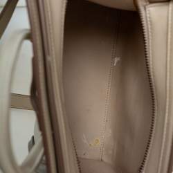 مملوكة مسبقًا حقيبة يد توتس سيلين نانو لاغيدغ جلد ثلاثي اللون