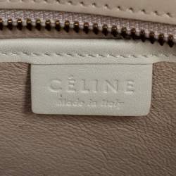 مملوكة مسبقًا حقيبة يد توتس سيلين نانو لاغيدغ جلد ثلاثي اللون