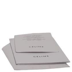 Pre Owned Celine Tri Color Leather and Python Medium Trapeze Top Handle Bag