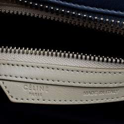 Pre Owned Celine Multicolor Leather Micro Luggage Tote