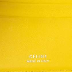 Pre Owned Celine Black Leather Small Trifold Wallet