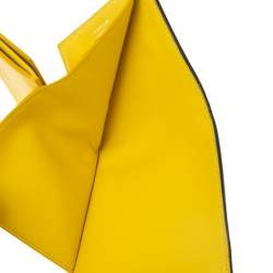 Pre Owned Celine Black Leather Small Trifold Wallet