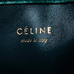 Pre Owned Celine Green Python Large Phantom Luggage Tote