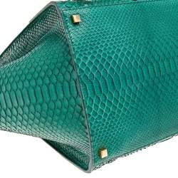 Pre Owned Celine Green Python Large Phantom Luggage Tote