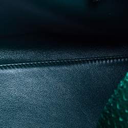 Pre Owned Celine Green Python Large Phantom Luggage Tote