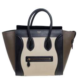 Pre Owned حقيبة يد توتس سيلين لاغيدج ميني جلد ثلاثي اللون