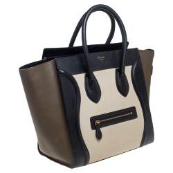 Pre Owned حقيبة يد توتس سيلين لاغيدج ميني جلد ثلاثي اللون