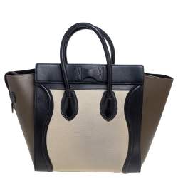 Pre Owned حقيبة يد توتس سيلين لاغيدج ميني جلد ثلاثي اللون