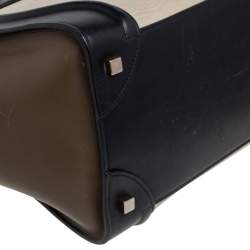 Pre Owned حقيبة يد توتس سيلين لاغيدج ميني جلد ثلاثي اللون