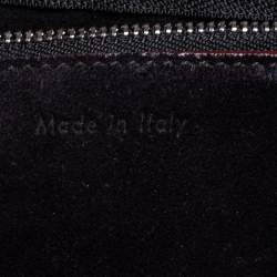 Celine Maroon Leather Messenger Bag