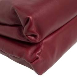 Celine Maroon Leather Messenger Bag