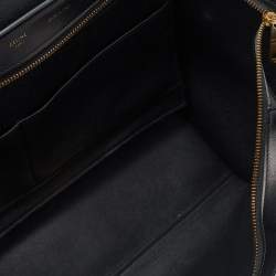 Pre Owned Celine Multicolor Calfhair and Leather Medium Trapeze Bag
