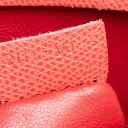 Pre Owned Celine Orange Leather Medium Phantom Luggage Tote