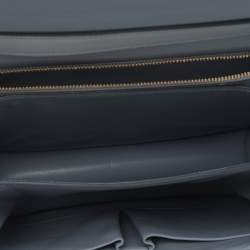 Pre Owned Celine Grey Leather Medium Classic Box Shoulder Bag