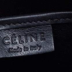 Pre Owned Céline Black Leather Nano Luggage Tote